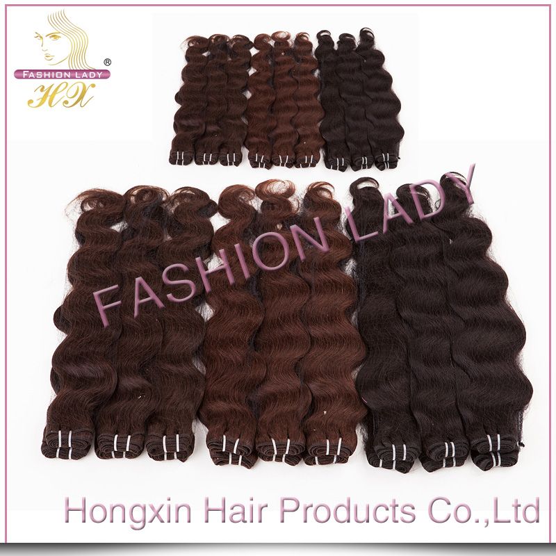 6A Hair Color/Human Hair Weave/ Virgin Remy Hair (HX-ST-146)