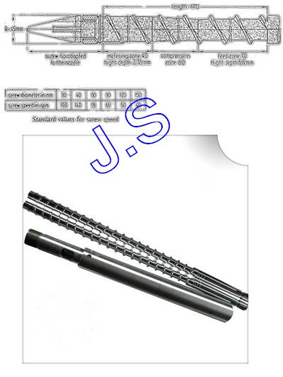 SINGLE AND TWIN SCREW BARREL FOR INJECTION AND EXTRUDER MACHINE