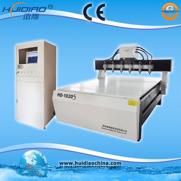 shenzhen factory directly sale HD 1820S-6 woodworking cnc router as wood engraving machine