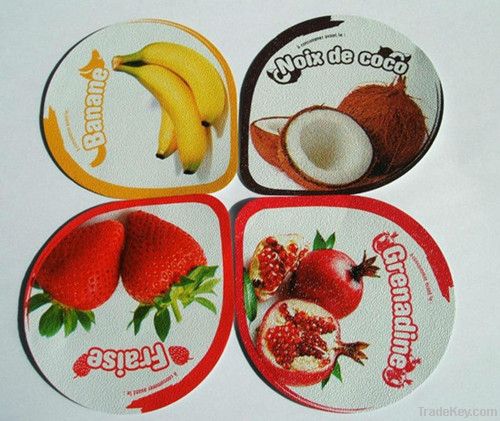 aluminum foil seal lid for yogurt package