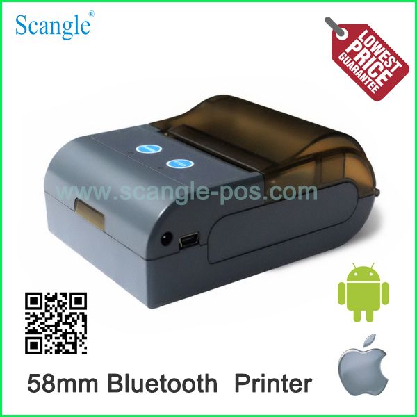 Mini Thermal Bluetooth Android Or IOS Receipt Printer POS Printer
