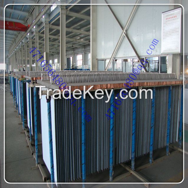 Titanium clad copper twisted bar for electrolysis