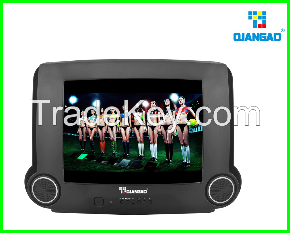 2014 new product made in China pure flat electronic 14 inch crt tv