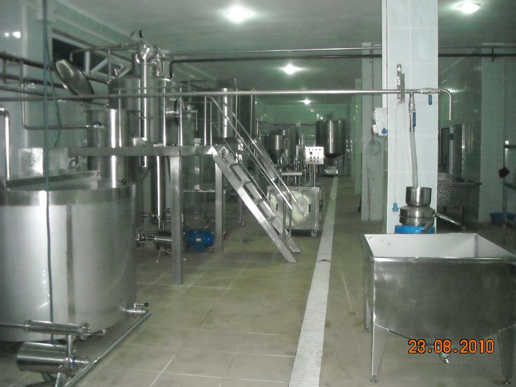 Complete the installation of the milk processing plants.