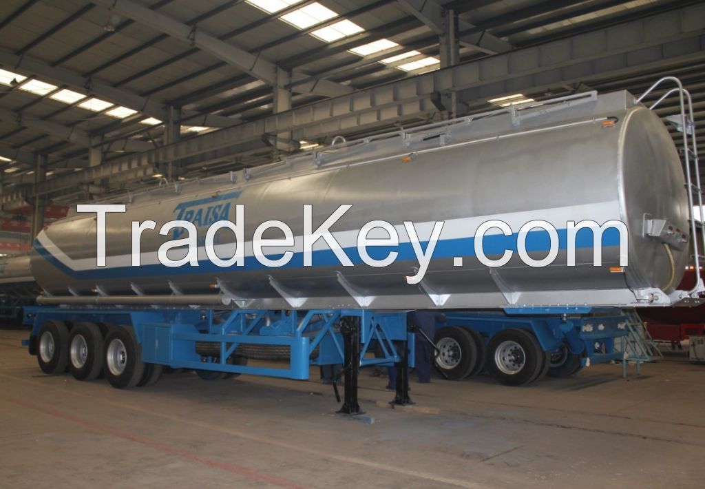 aluminum fuel tanker trailer