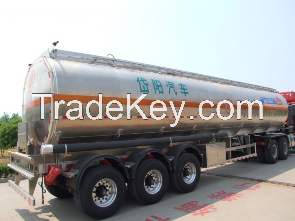 aluminum fuel tanker semi trailer