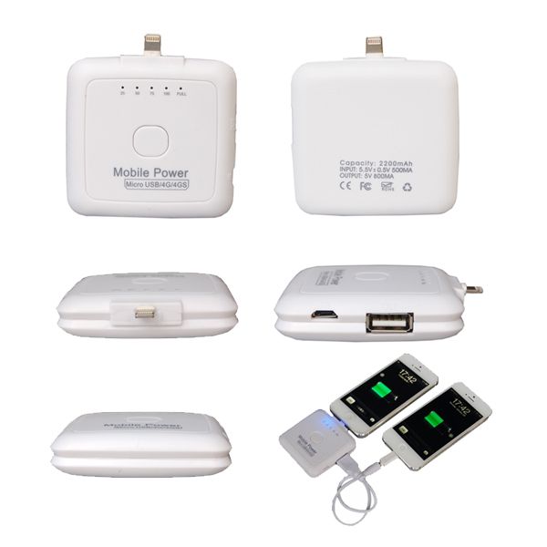 latest electronic products in market portable  charger for apple iphone 5/5s/samsung galaxy 5s