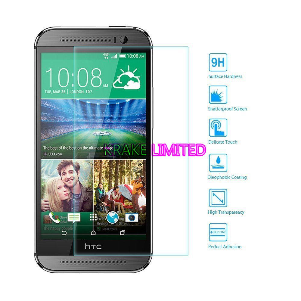 Premium Tempered Glass Screen Protector (for HTC Mobile Phone)