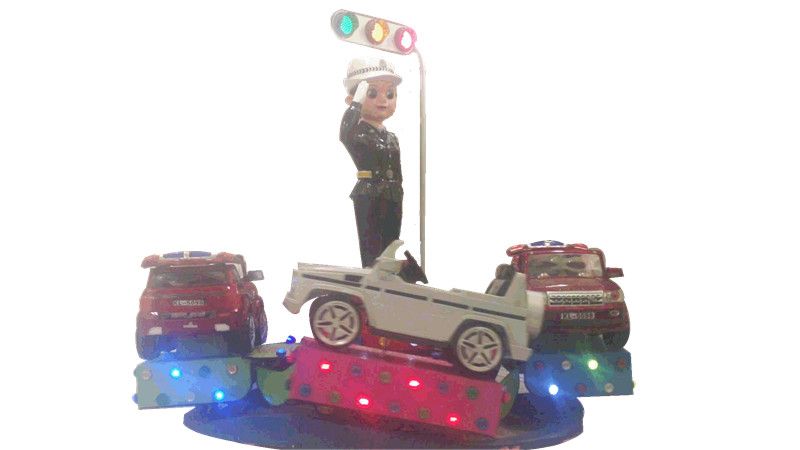 Child Driving Car Revolving Rides Colorful Design Children Rides