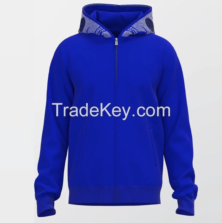 Cheap prices woven label mens 100% Cotton plain unisex heavy weight full zip up hoodie custom logo oversize Pullover hood