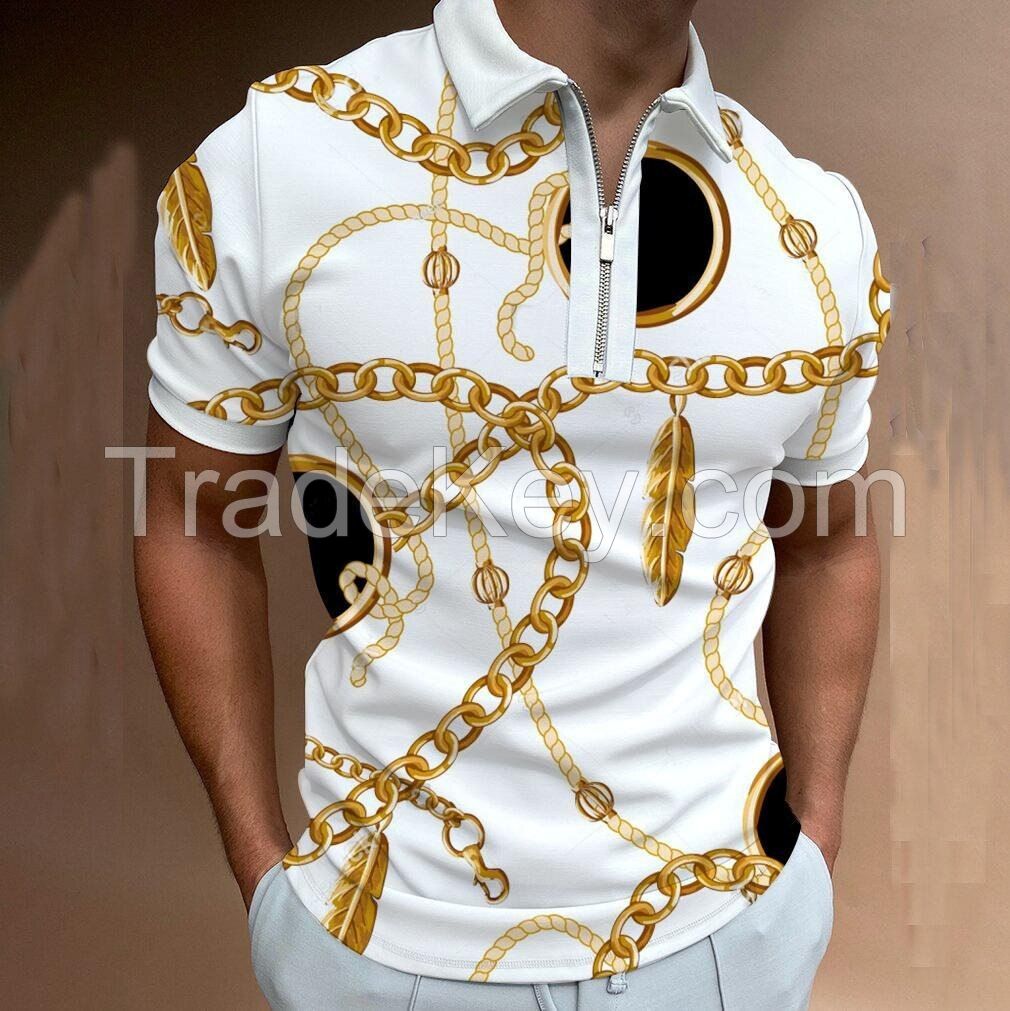 High Quality Customized Logo Printing Men Polo T-Shirt Golf Polo T-Shirt 100% cotton/polyester Men Polo T-Shirt