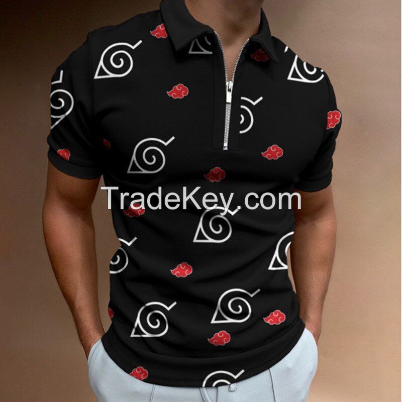 Style Men Polo t-shirt Plus Size T Shirt 100% Cotton With Logo For Summer Wear Men Polo T-Shirts