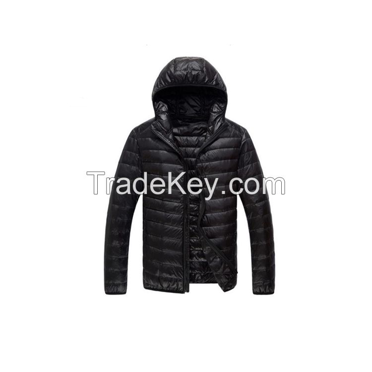 wholesale Men's Warm Custom Logo Winter Puff Outerwear Outdoor Men Bubble Puffer Jacket