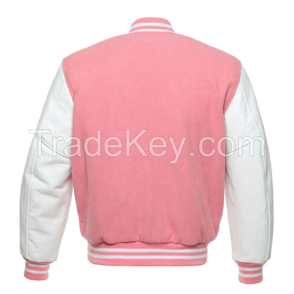 Oem sportswear Baseball Cotton Letter Workout Coat Men Sports Embroidery Varsity Jackets Custom Men