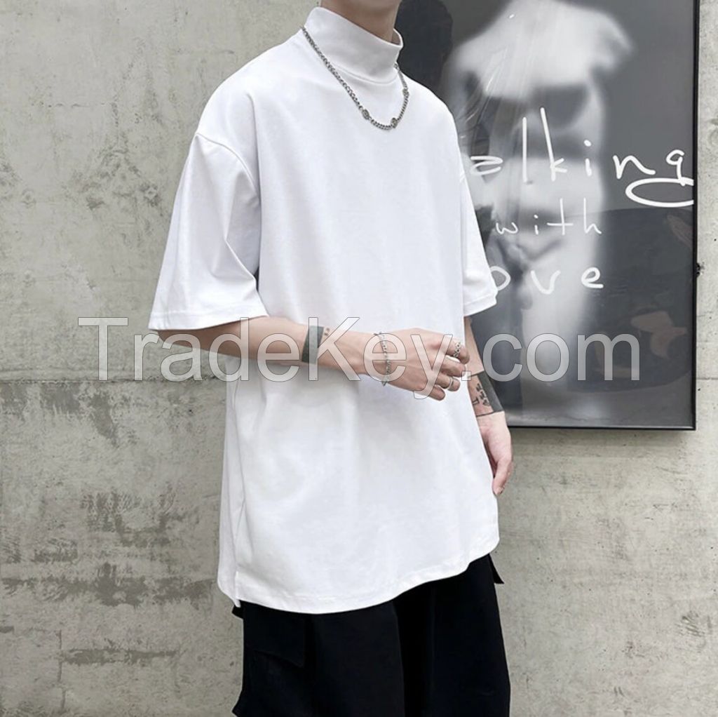 Streetwear T Shirt Manufacturer Premium Quality Blank Plain Cotton 240 gsm oversized T-shirts Mens oversized T Shirts