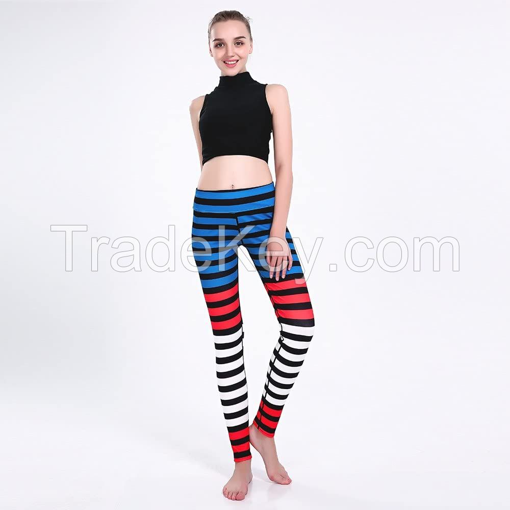 Yoga Wear Sublimation Printing Women Leggings Best Selling High Waist Women Gym Lift Polyester Wholesale