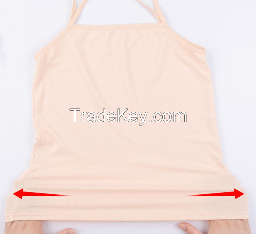 Summer New Sexy V-neck Backless Solid Fishbone Commute Casual Women Tank Top