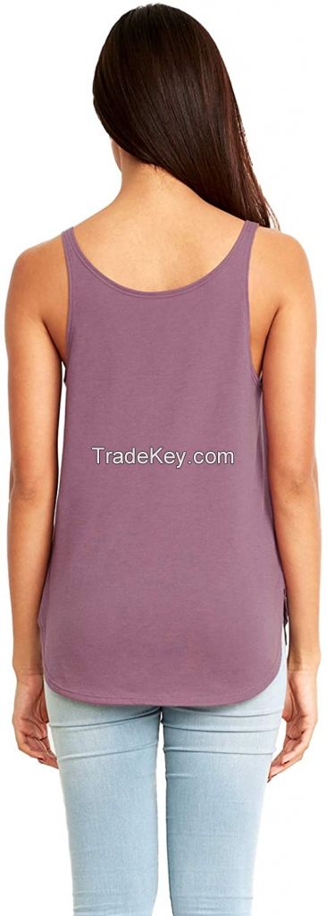 Chenille Embroidery Wholesale custom logo bodybuilding fitness tanktop women cotton sleeveless muscle tanktop gym