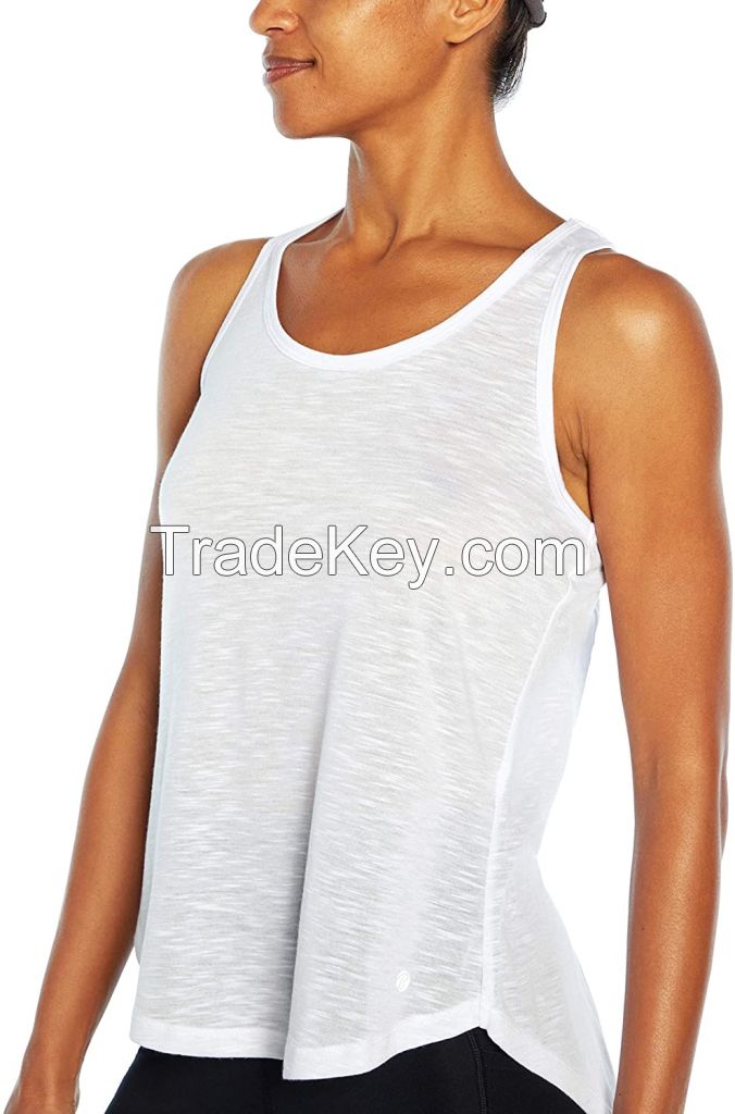 Sillicon Gel Logo Breathable fabric workout black plain gymnasium guys tank tops Wholesale best womens tanktop