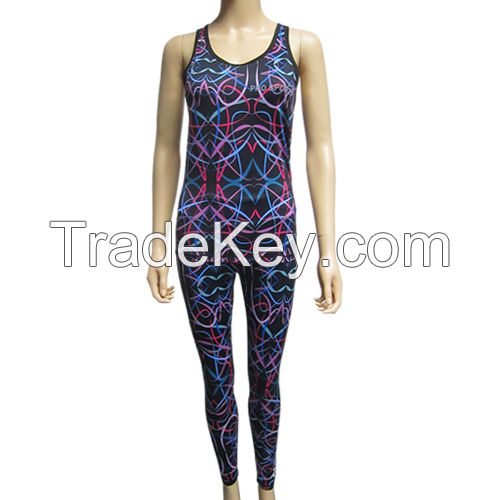 Wholesale Workout Clothing Custom Yoga Set Women Active Gym Bra And Compression Leggings Sets