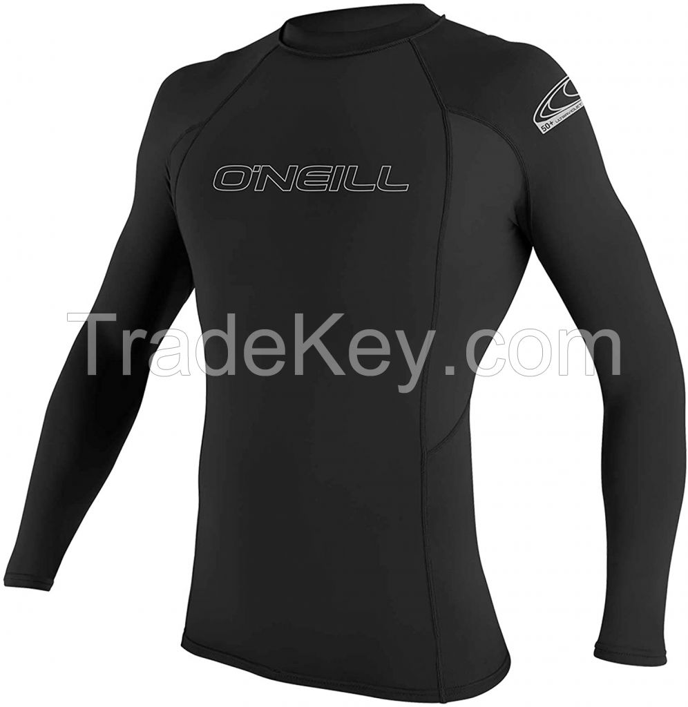 Custom Design Long Sleeve Men Rashguard Sublimated Printed BJJ Rash Guard