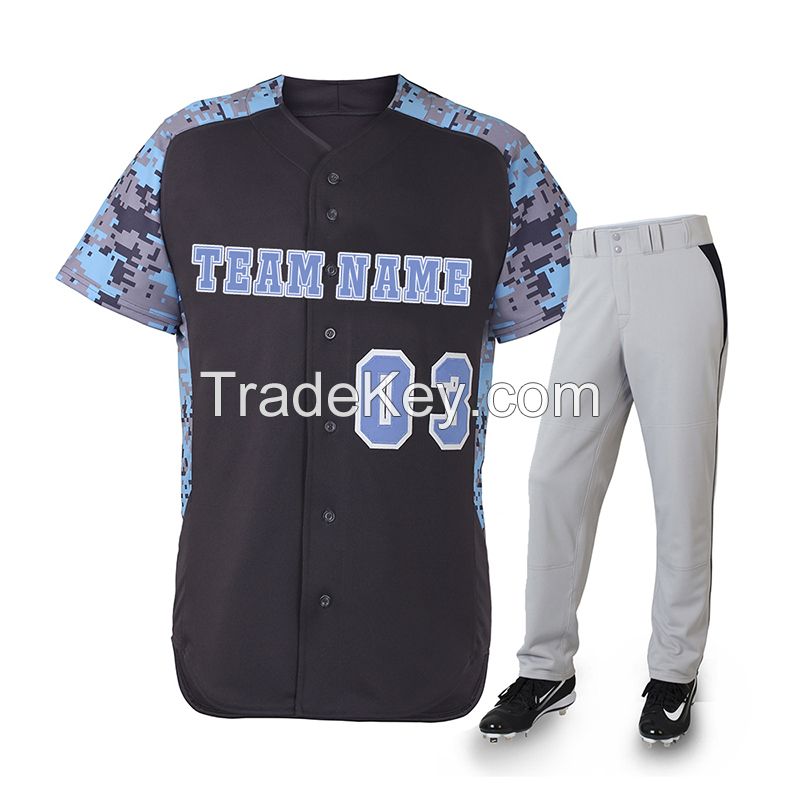 Top Quality Blank Baseball Jersey Baseball T-shirt Wholesale Blank Baseball Jersey