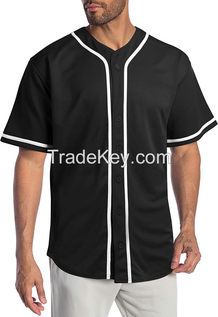 Top quality custom baseball jersey sublimation, embroidery available