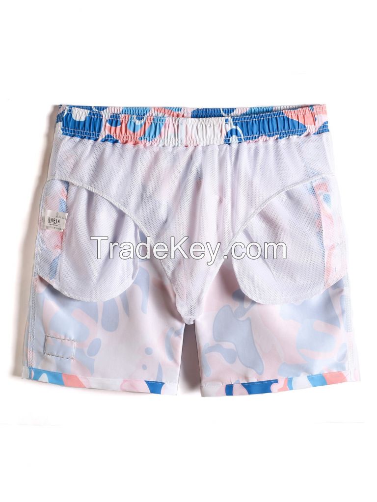 Men's Printed Sublimation Shorts At Wholesale Price