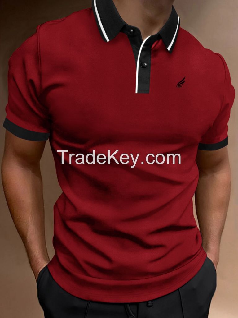 Embroided Polo Shirt For Men At Wholesale Rate 2023