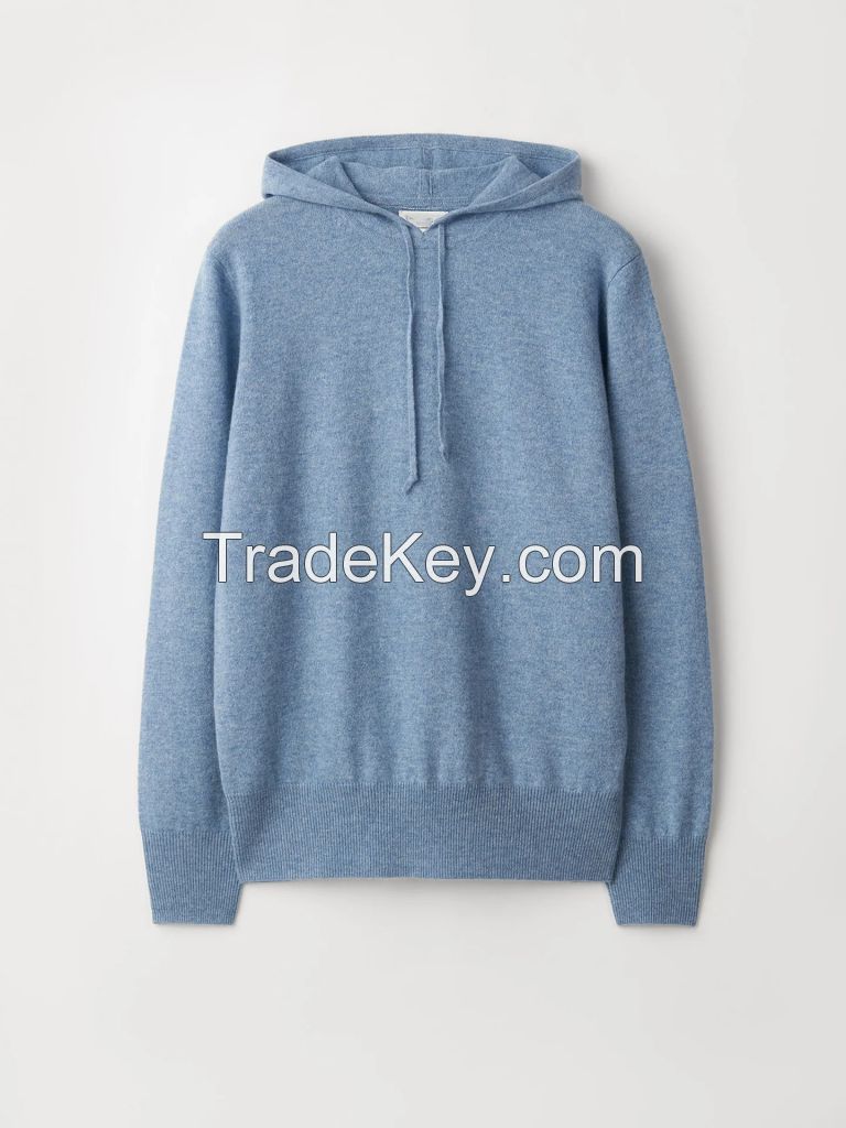 Custom 80% Cotton 20% Polyester Heavyweight Blank Hoodie Man Rhinestone Plain Pullover Cotton No String Oversized Men's Hoodies