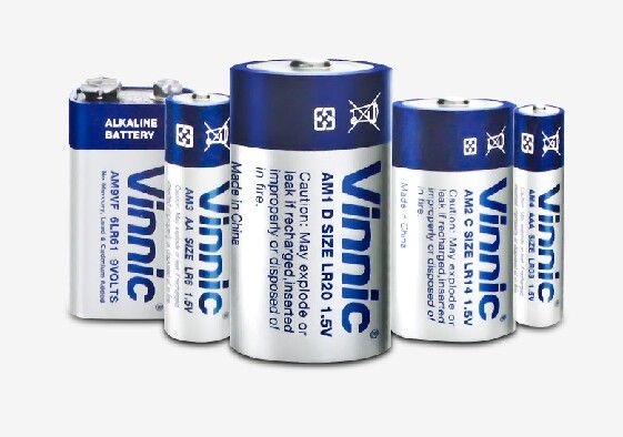Alkaline battery (no HG)