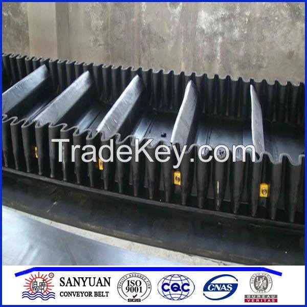 Sidewall conveyor belts rubber conveyors