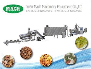 pet dog fish food snack food extruder processing machine