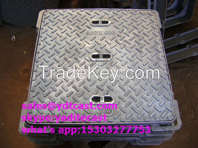 hot sales ductile iron manhole cover D400 en124