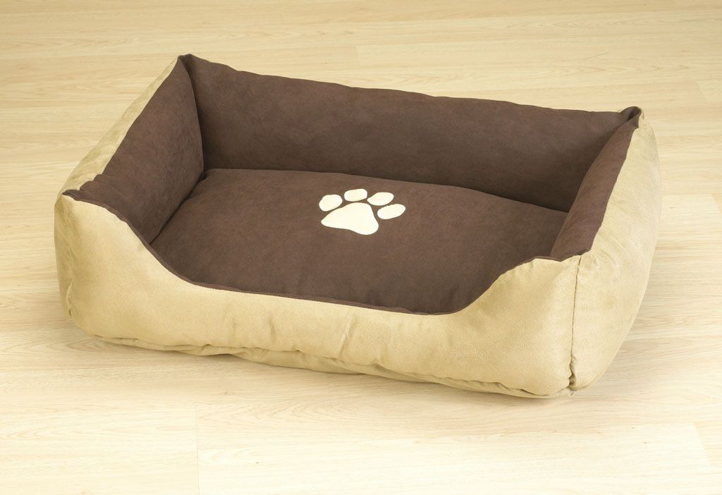 faux suedette sofa dog bed