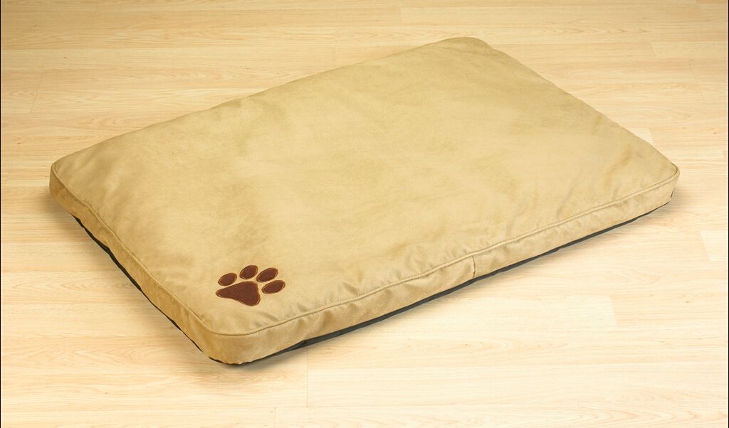 faux suedette duvet lounger dog bed