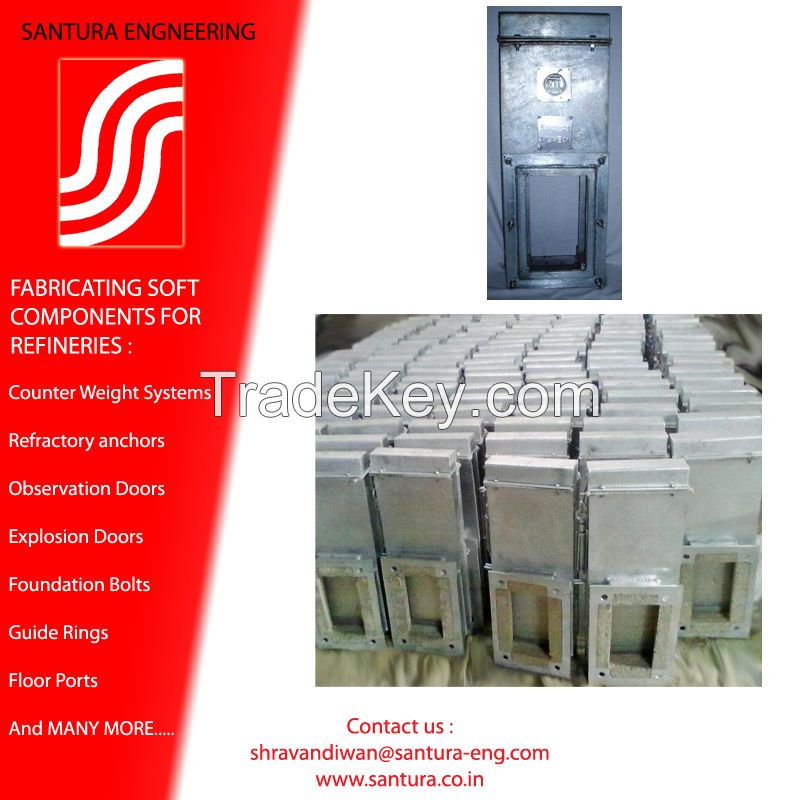 observation and access furnace doors