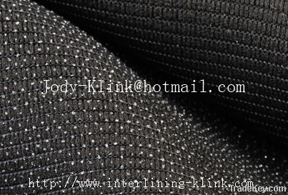 100% POLYESTER FUSIBLE INTERLINING FOR GARMENT 105gsm ---BEST QUALITY