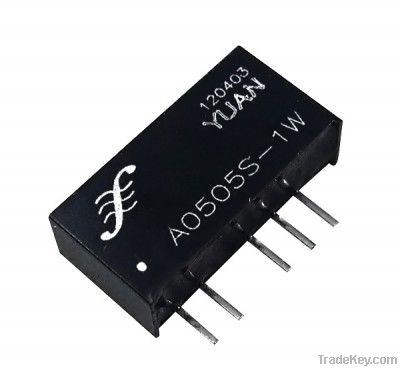 A S/D-1W series fixed unregulated input dc-dc converter