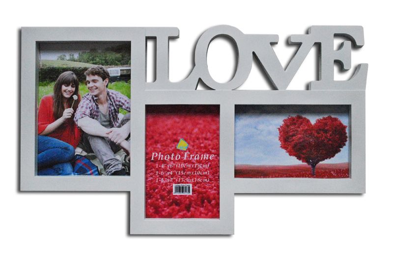 plastic injection beautiful  LOVE photo frames