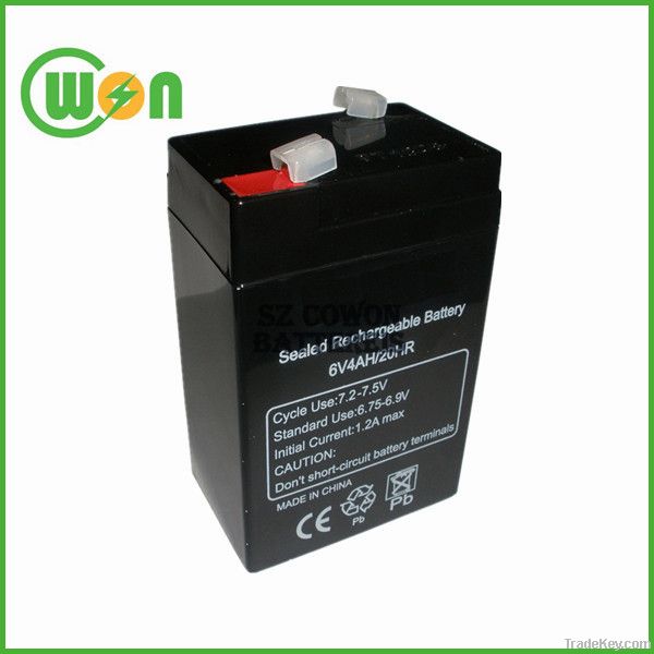 Sealed Lead Acid Battery 6V 4Ah for Emergency light