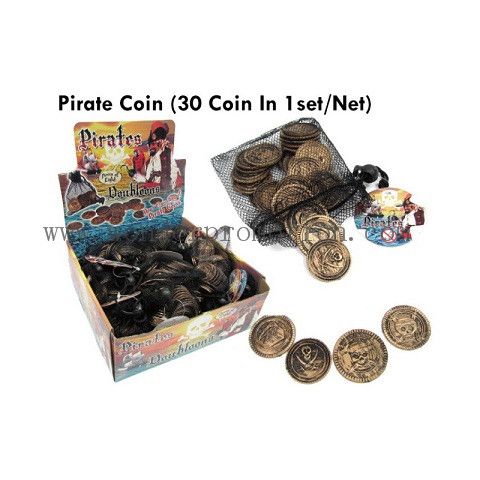 Pirate Coin Set Children Play Toy Pirate Coins
