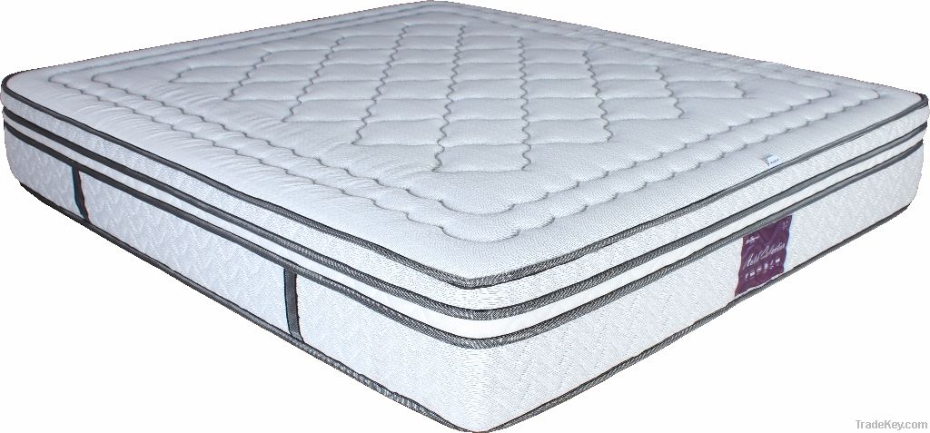 Luxurious Natural Latex Pocket Coil Spring Bedding Hotel Mattress