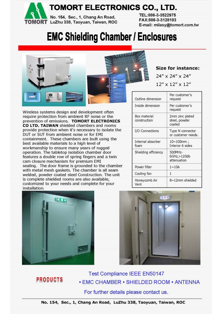 RF Isolated Chambers