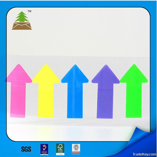 arrow shaped sticky note pad/ post it notes/ square sticky note