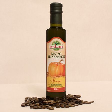 Pumpkin oil of Styrian pumpkin seeds