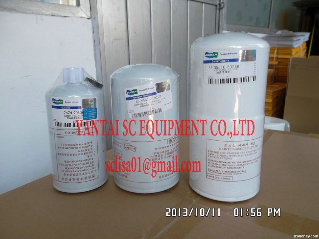 SD300 filters for loader, excavator