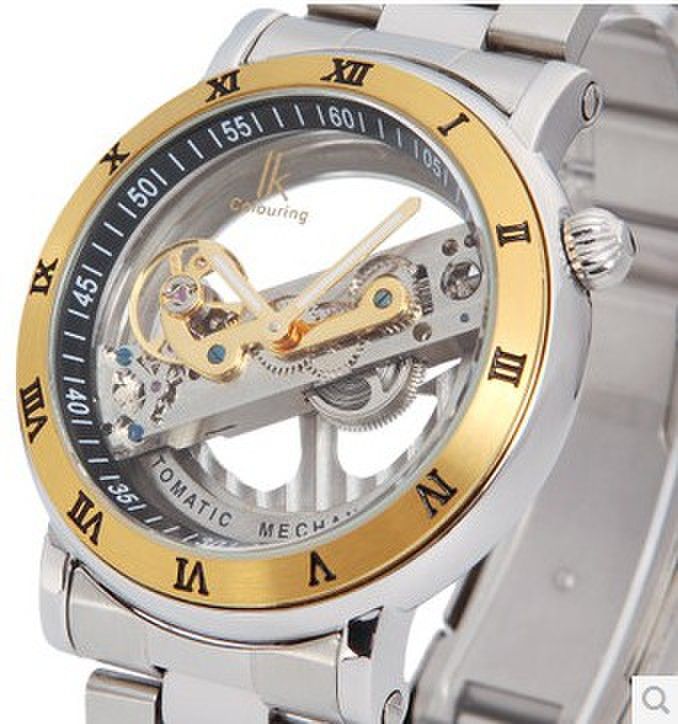 Men's Automatic Mechanical Wrist Skeleton  50M Waterproof