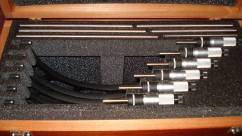 STARRETT METRIC MICROMETER SET S436MDXRLZ 150-300MM 6PC