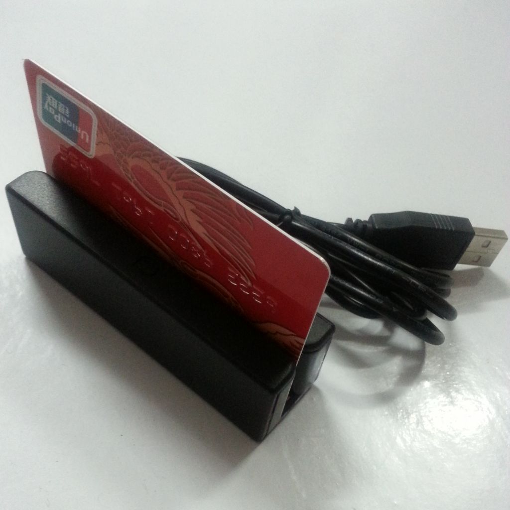 Mini portable -3Track USB Port Customized ISO-7811, 7812 Manual Swipe Card Reader/Magnetic Card Reader